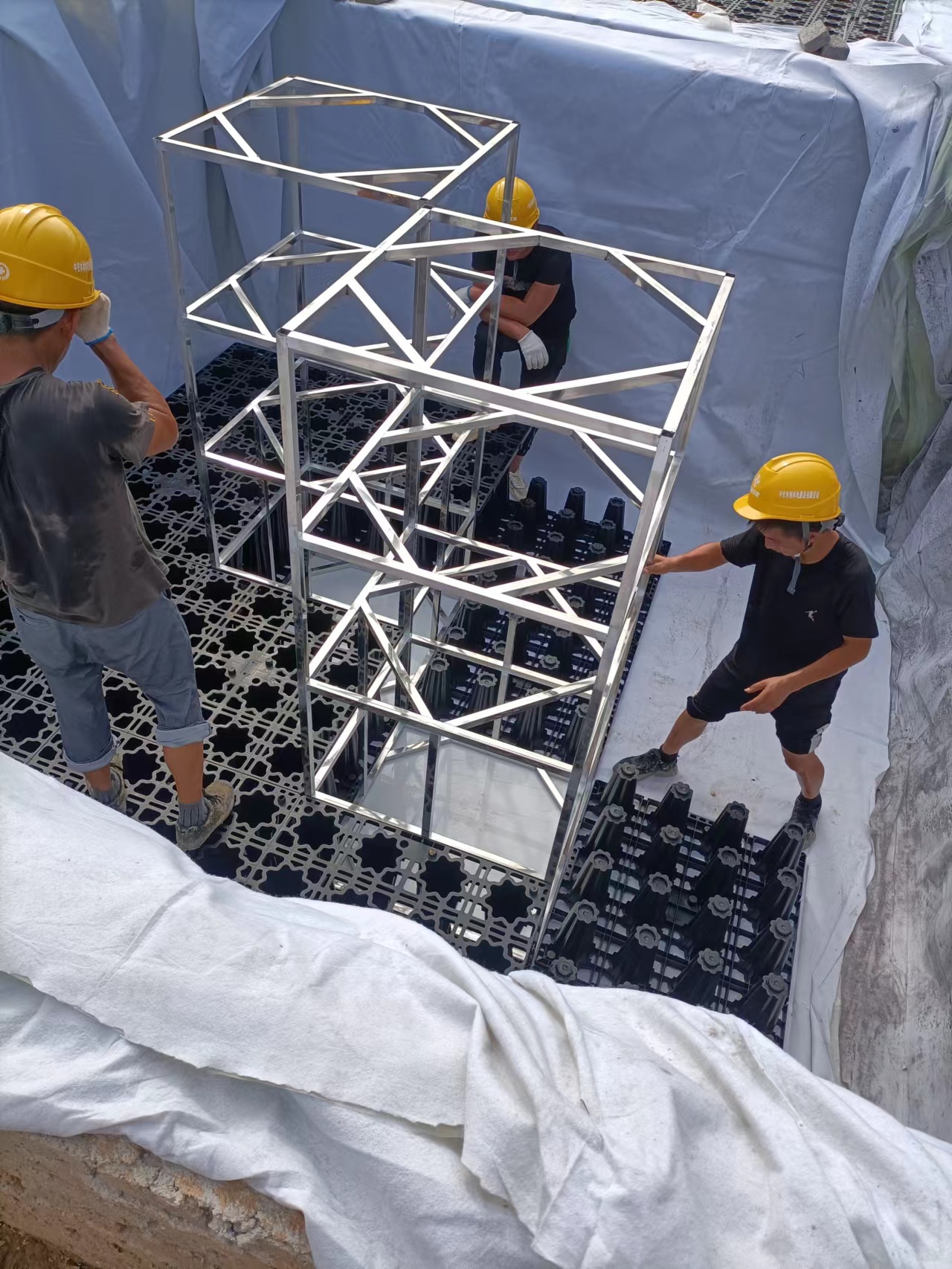 寧?？h西店新城中央景觀帶工程